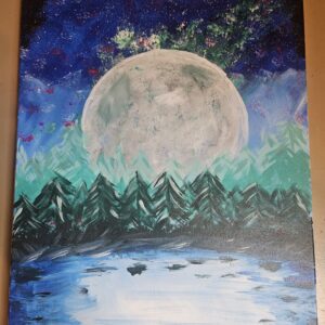 Fullmoon rising 16"x20"